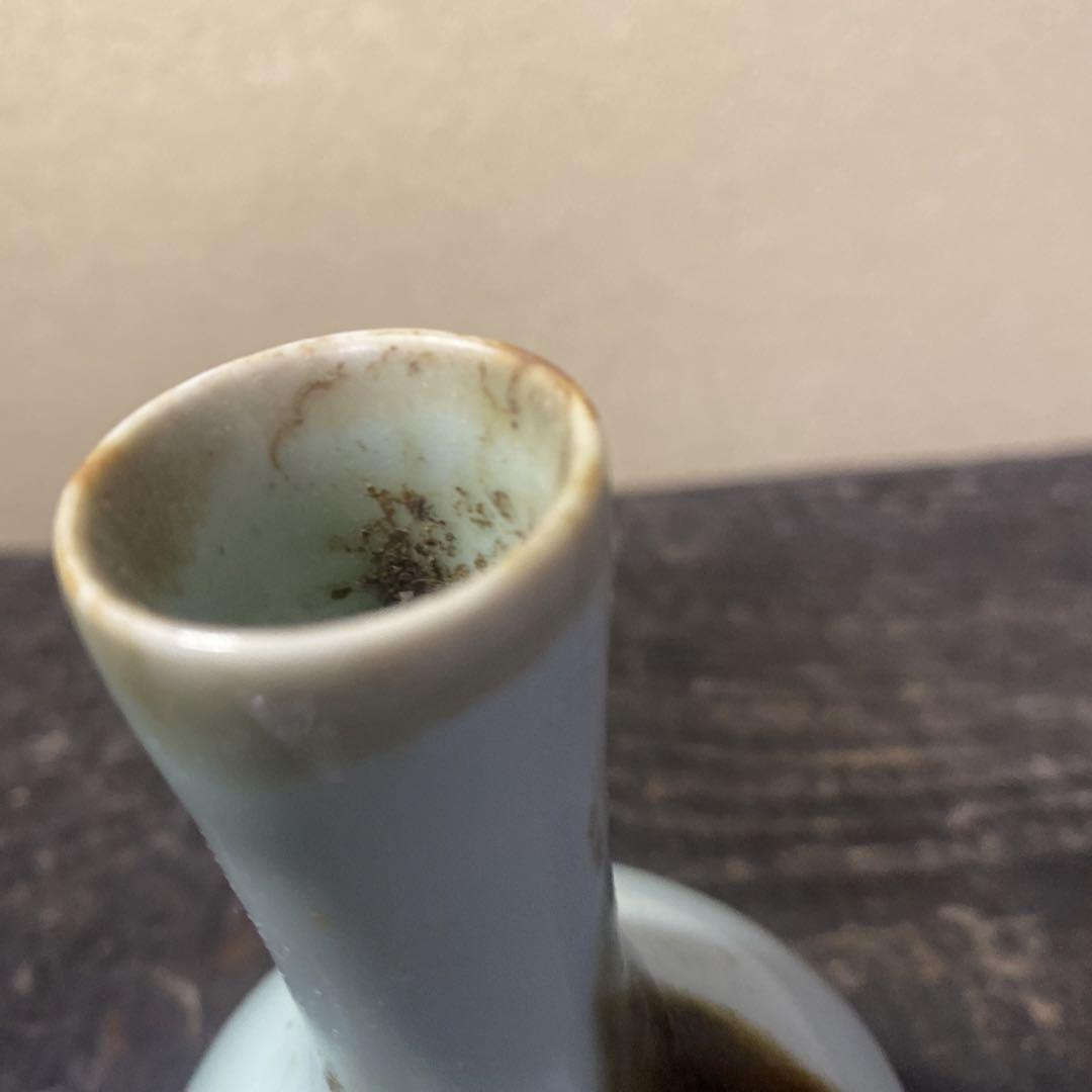 中国古玩青磁小瓶13cm7cm