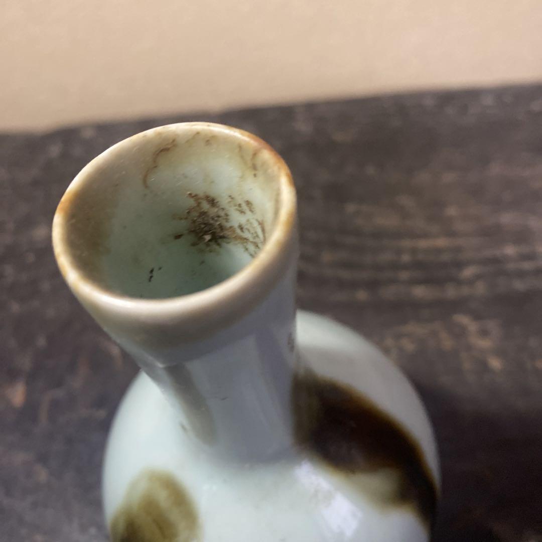 中国古玩青磁小瓶13cm7cm