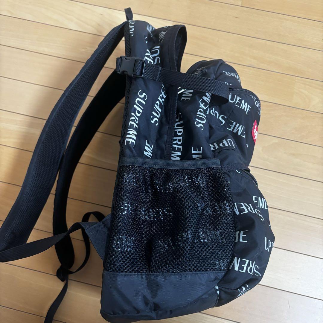 Supreme 黒 バックバック