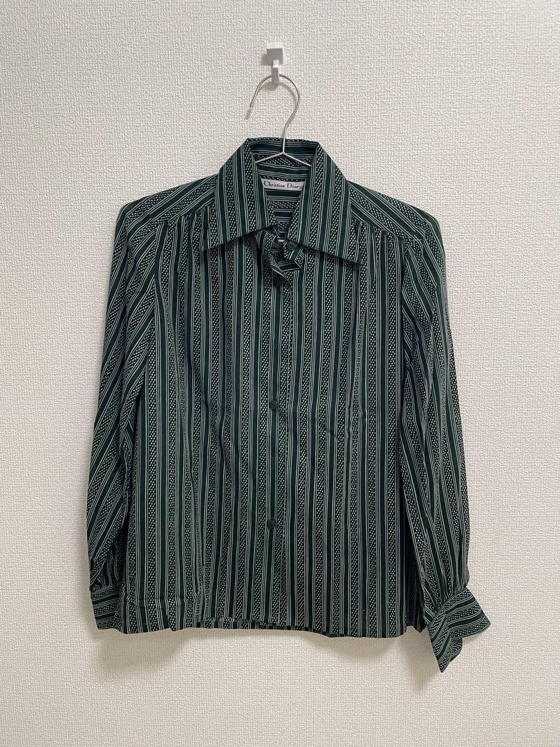 【冬バーゲン★】 長袖シャツ Dior Christian 70年代〜80年代希少 サンプル メルカリ - トップス