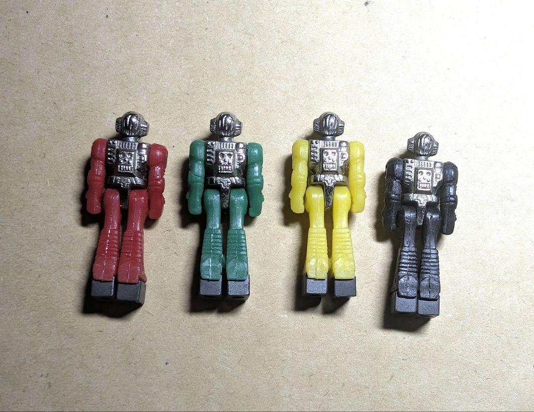 当時物 ダイアクロン隊員4体セット タカラ玩具 戦隊 超合金 ビンテージ　レトロ
