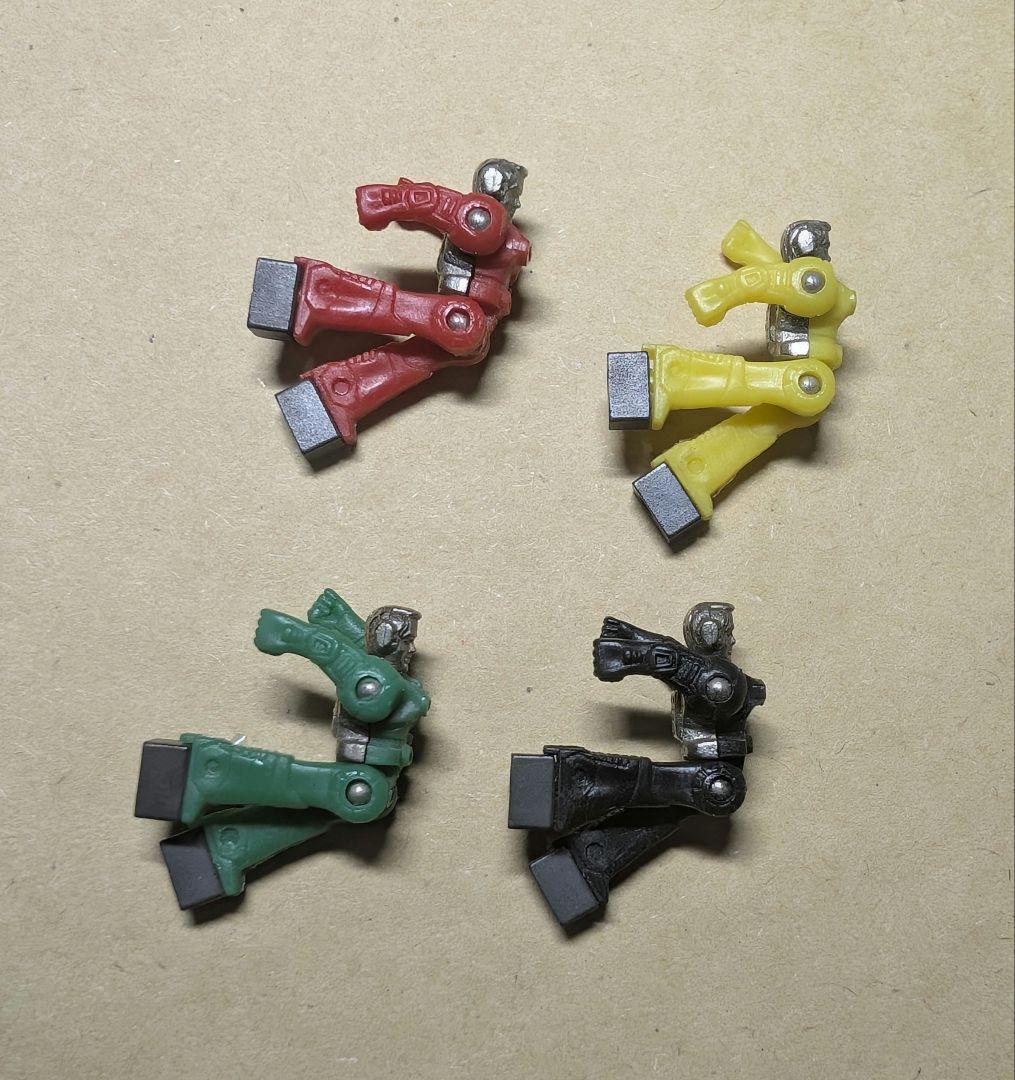 当時物 ダイアクロン隊員4体セット タカラ玩具 戦隊 超合金 ビンテージ　レトロ