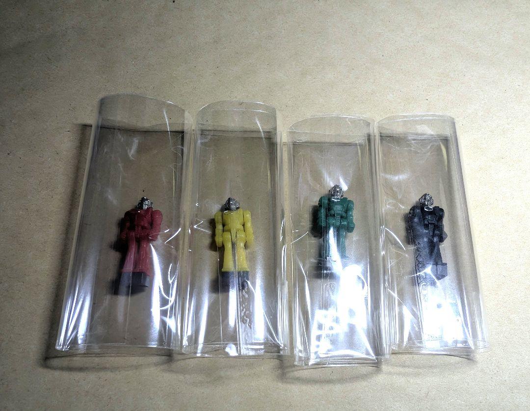当時物 ダイアクロン隊員4体セット タカラ玩具 戦隊 超合金 ビンテージ　レトロ