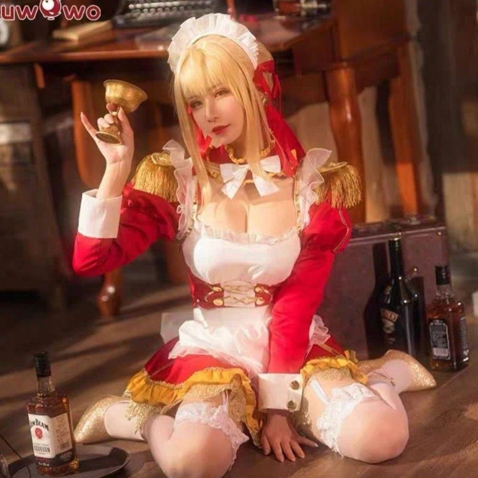 最安 Fate/Grand Order コスプレ コスプレ ネロメイド衣装 ネロFGO