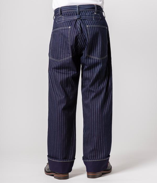 美品 SUGAR CANE 9oz ウォバッシュストライプ エンジニアパンツ SUGAR CANE シュガーケーン 9ozウォバッシュストライプ