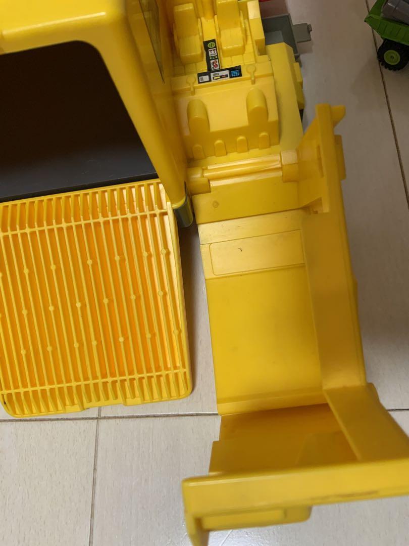 緊急レッドレスキュー　建設メガトンローダー　トミカパーキング　レトロ