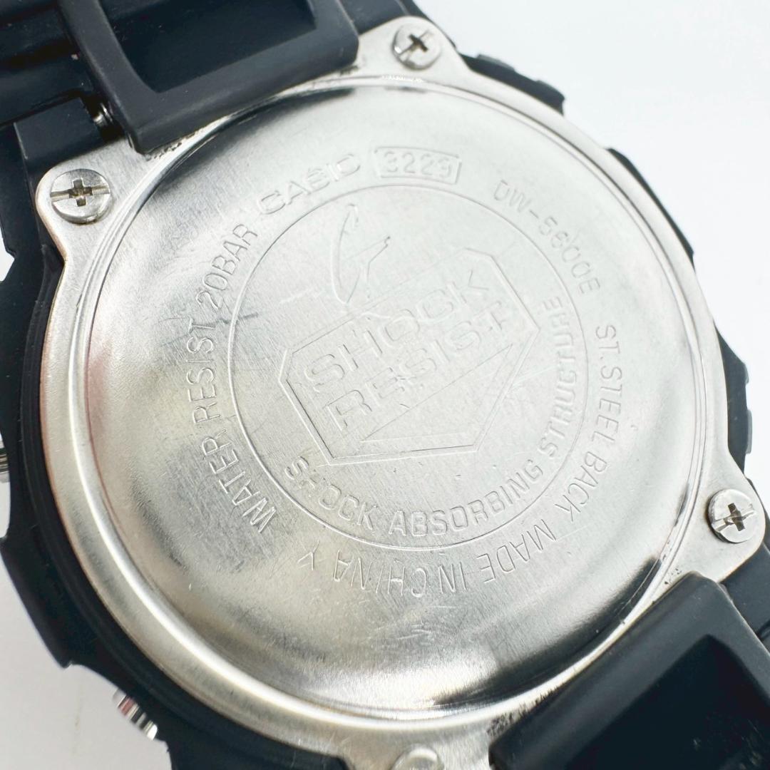 【稼働品】CASIO G-SHOCK DW-5600 腕時計 ブラック20BAR