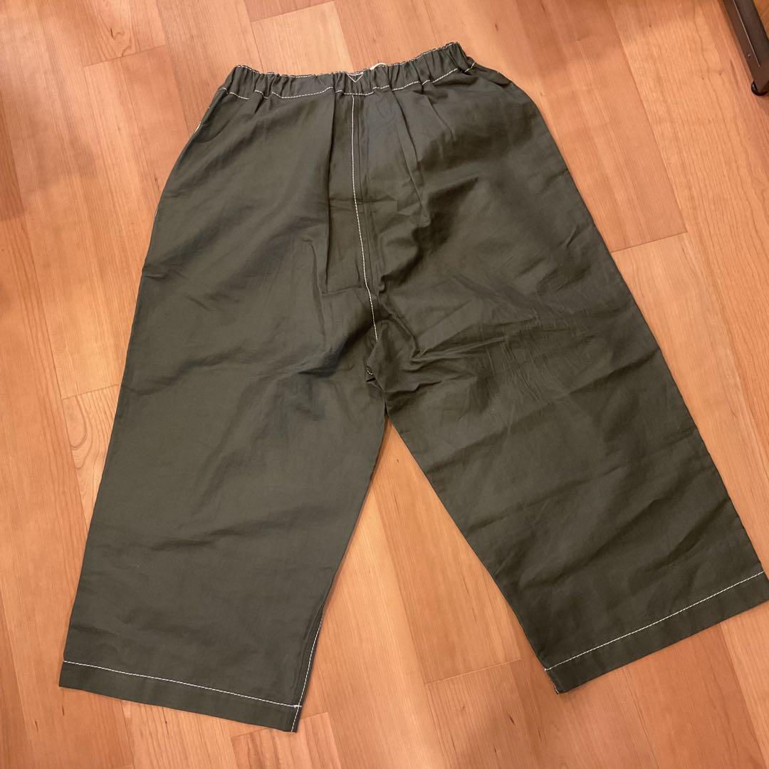 【COMME des GARÇONS tao】ビッグパンツ 綿52％ 麻48%