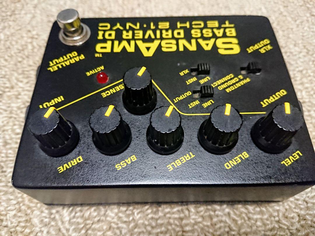 TECH21 SANSAMP サンズアンプBASS DRIVER DI 初期型