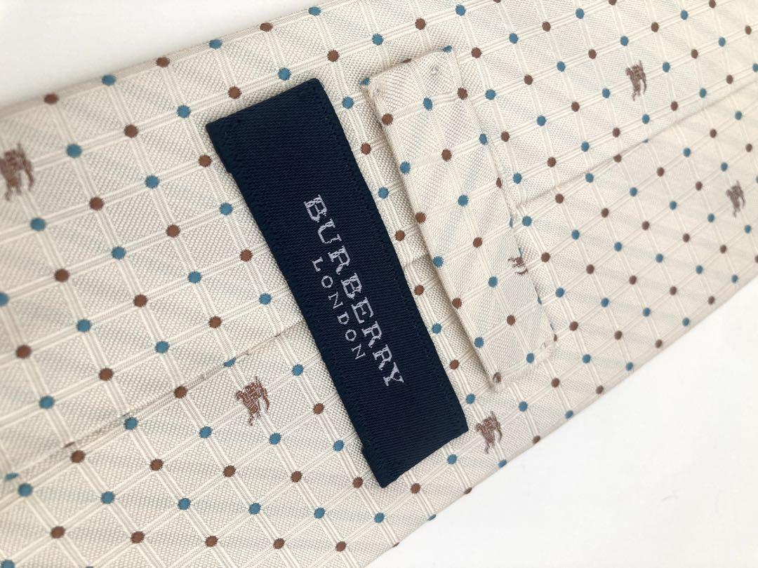 BURBERRY LONDON 100%シルク　ネクタイ