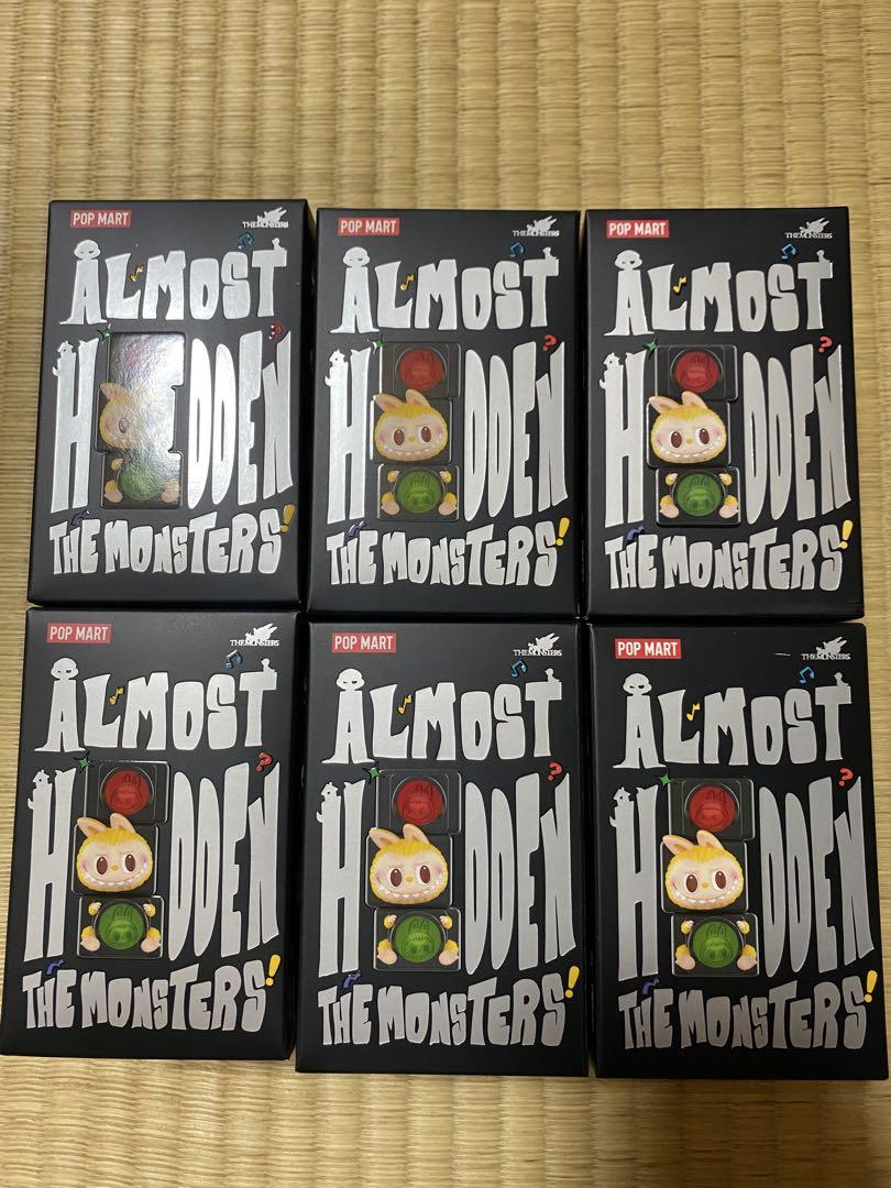 POP MART Almost Hidden TheMonsters 6個セット