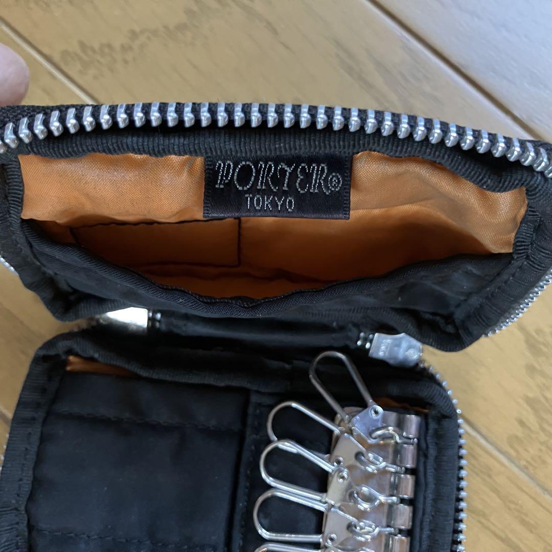 極美品 PORTER キーケース 日本製 ブラック ナイロン