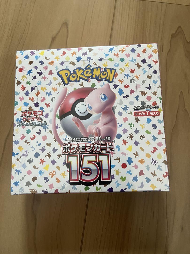 ポケモンカード 151ボックスシュリンクあり　新品未開封　1ボックス