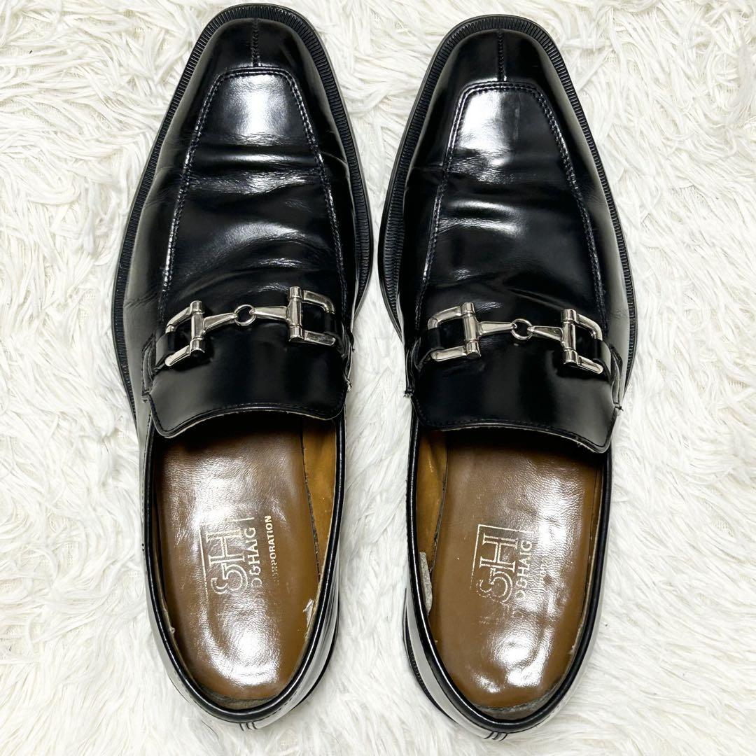 ✨美品✨L&H REGALリーガル ビットローファー ブラック 本革 26.5㎝