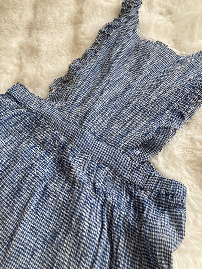 ワンピース RMILE ET IDA MINI VICHY Pinafore Dress