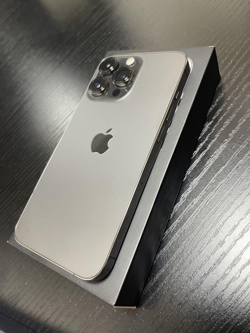 [美品]Apple iPhone13Pro 128GB グラファイト ケース付き