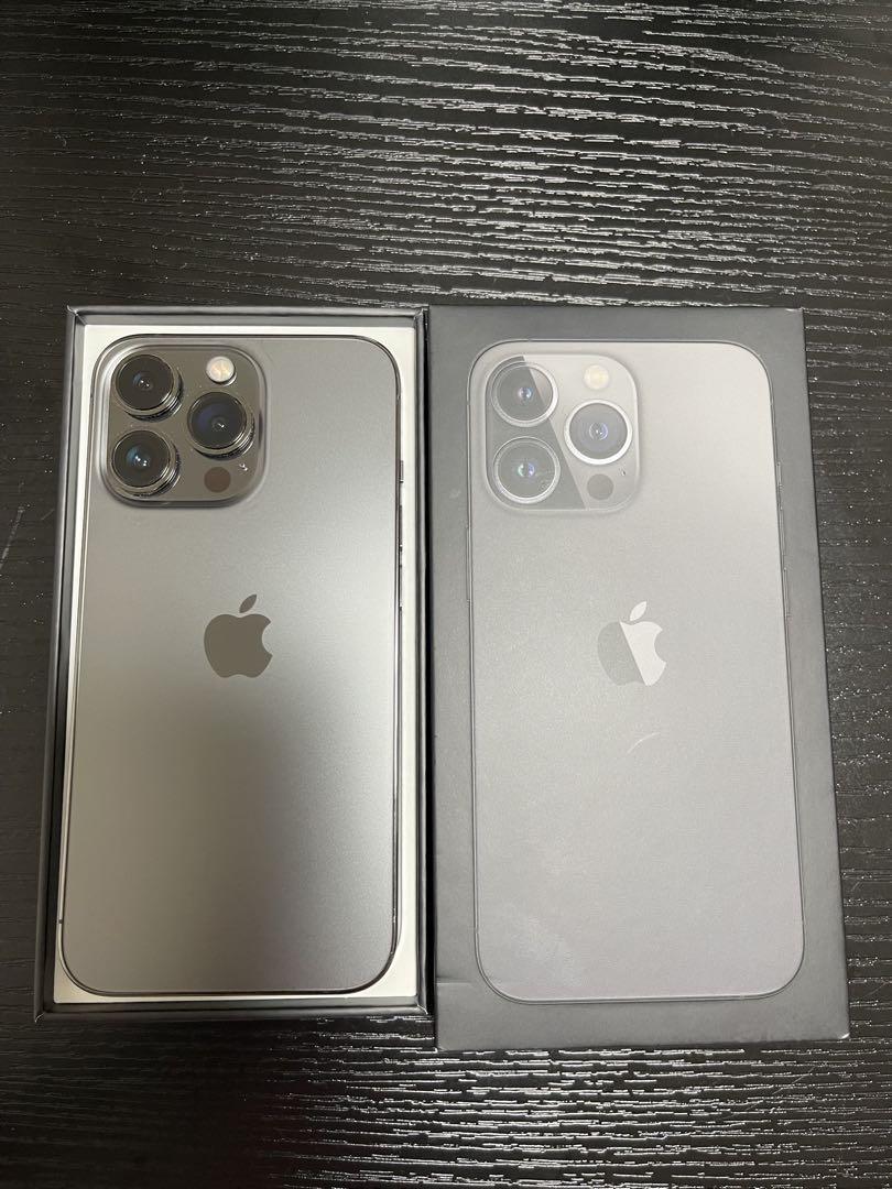 [美品]Apple iPhone13Pro 128GB グラファイト ケース付き