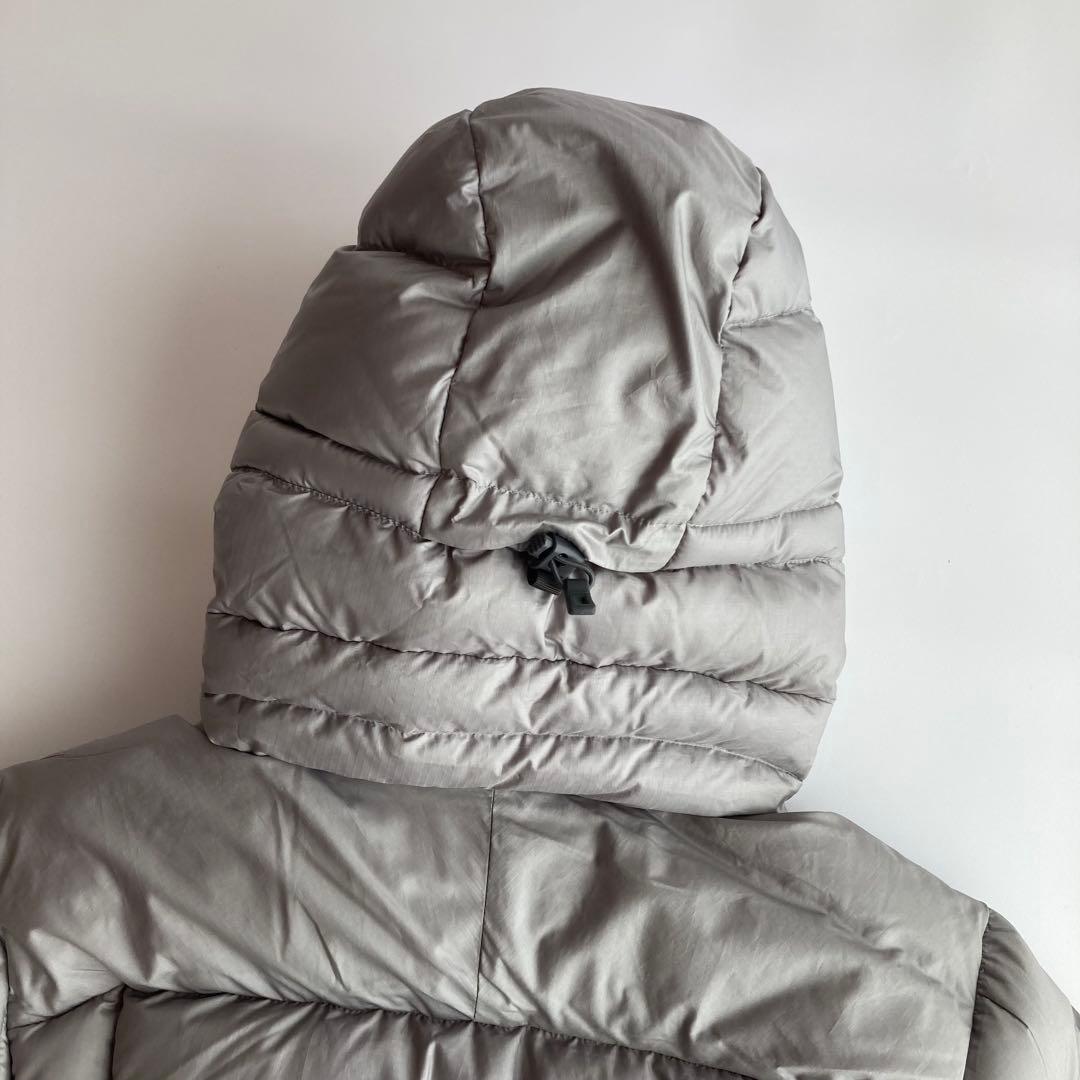 変更済 パタゴニア ハイロフトダウンジャケット フーディ Sグレー ドローコード 変更済 パタゴニア ハイロフトダウンジャケット フーディ Sグレー ドローコード