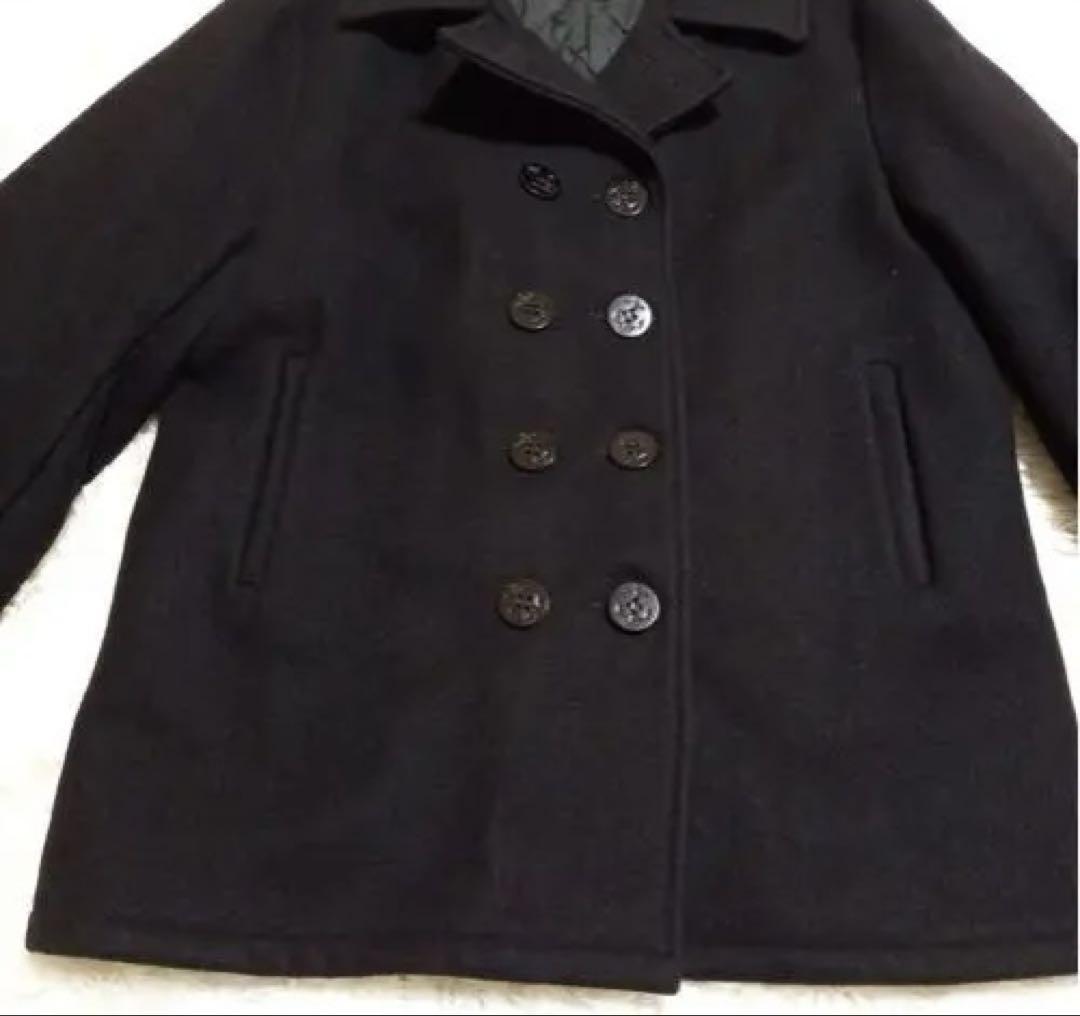 Classic 32 Oz. Melton Wool Navy Men Peacoat