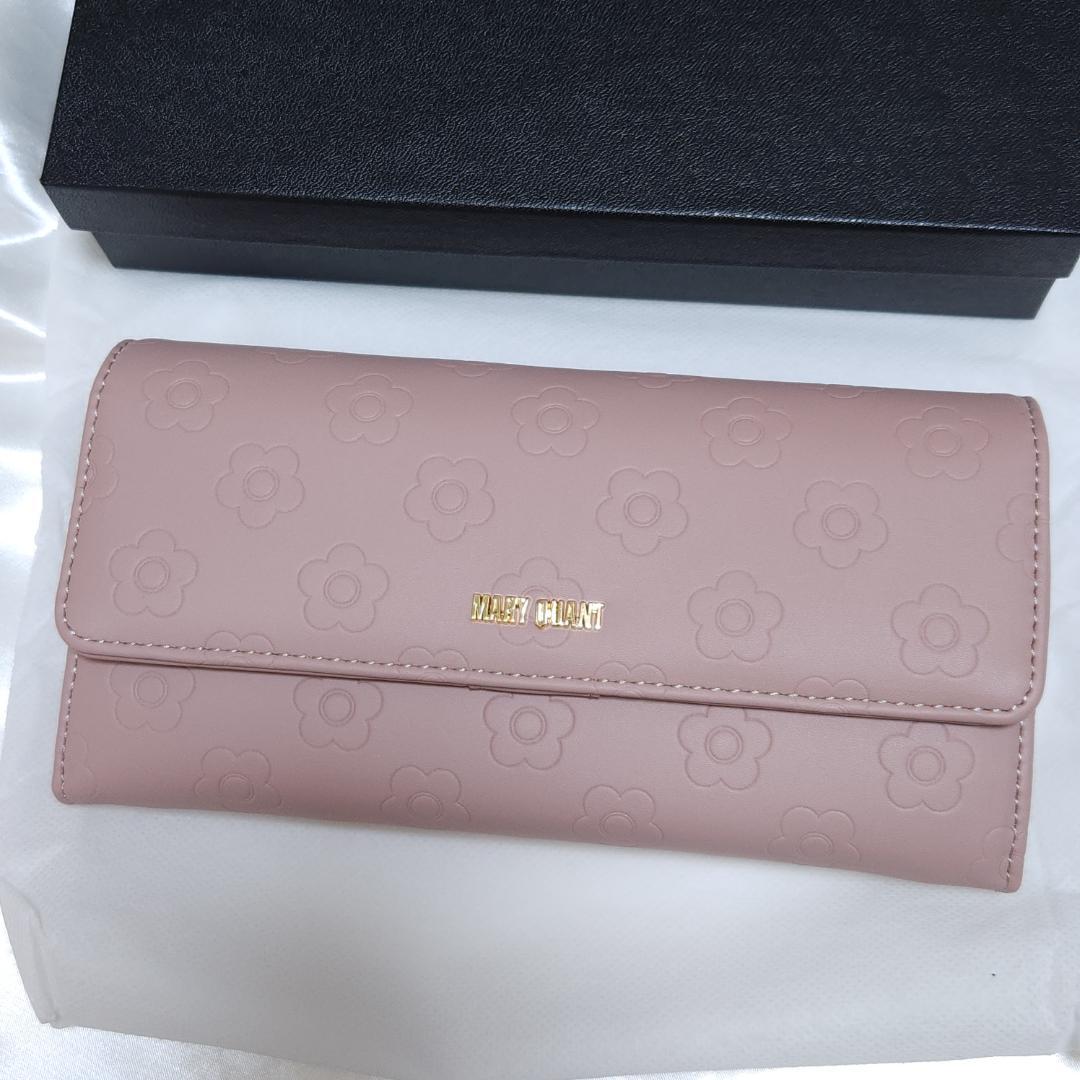 ピンク マリークワント デイジー 長財布 新品 MARY QUANT マリクワ