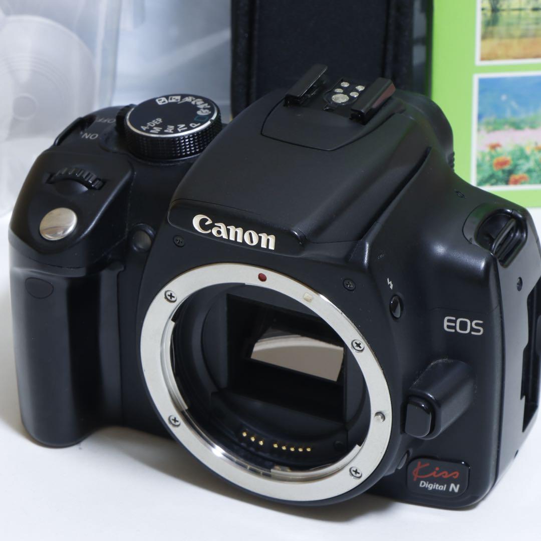 ★スマホに送れる一眼レフ★ WiFi ★キャノン EOS Kiss Nセット♪ ☆スマホに送れる一眼レフ☆WiFi&望遠☆ キャノン EOS Kiss N