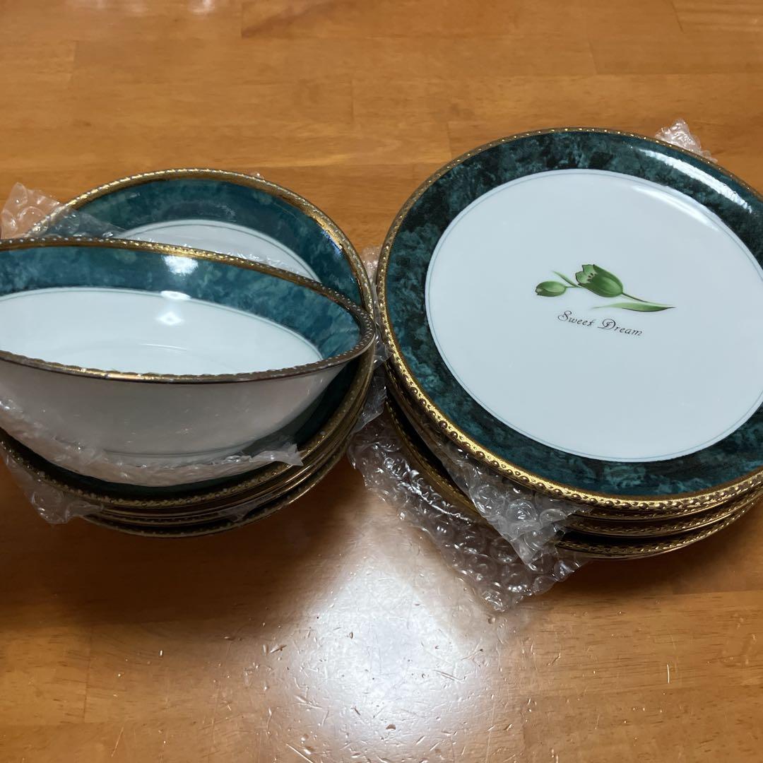 【ｍ】rey yanagimoto ハート＆宝石皿セット 23cm丸皿 星座Gemini – ボリス雑貨店