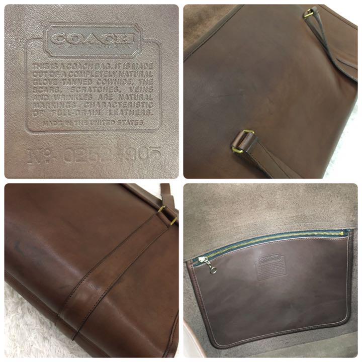 【匿名配送】COACH オールドコーチ ショルダーバッグ 本革 USA製