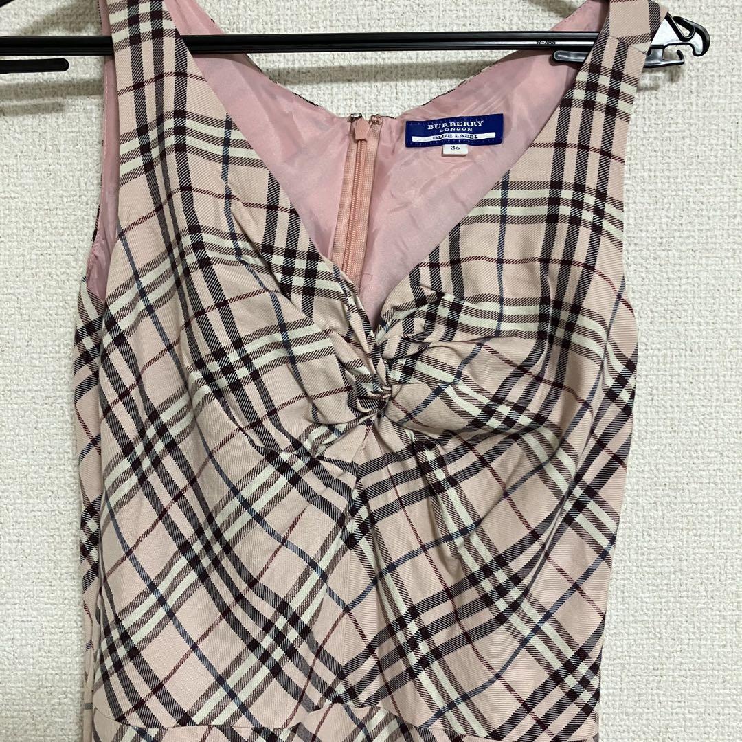 Burberryブルーレーベル　ノースリーブワンピS