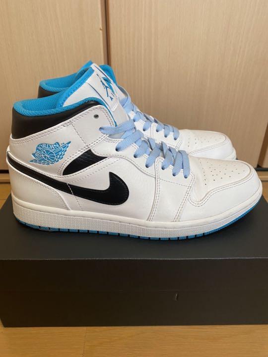 2022限定SALE NIKE エアジョーダン1 MID レーザーブルー VzGMr-m41043891199 通販限定品