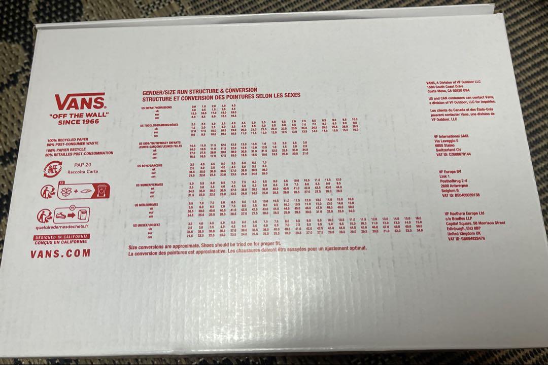 Supreme Vans Mens Sneaker スニーカー メンズ