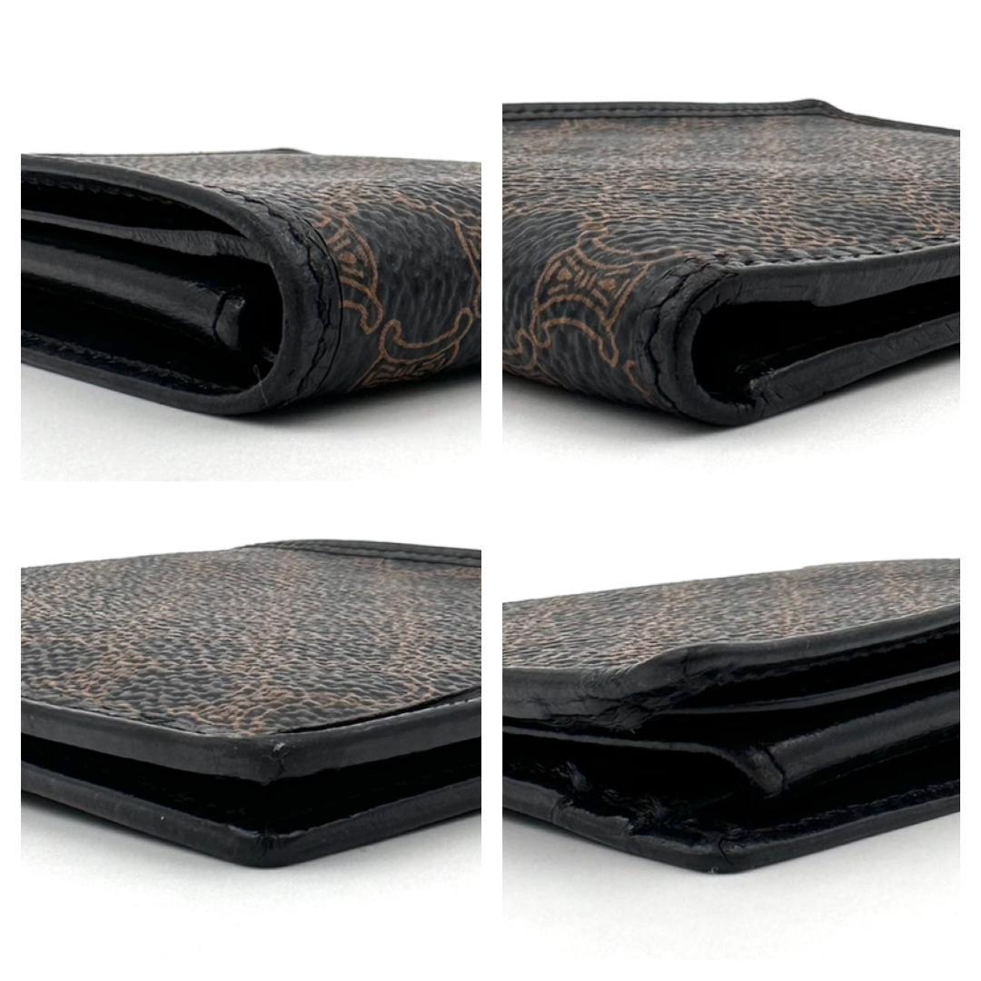 CELINE セリーヌ マカダム 財布 ブラック ブラゾン型押し PVC レザー 二つ折り vintage ヴィンテージ オールド xtw4xv |  VintageShop solo powered by BASE
