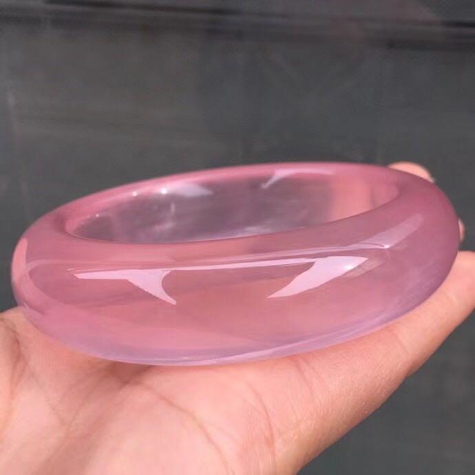 在庫最新作 天然 バングル 56mm ktx1P-m41045401629 スター ローズクォーツ 格安低価