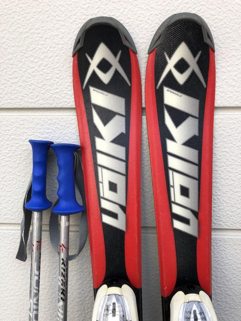 品質のいい ☆Völkl Racetiger フォルクル スキー4点セット☆レッド 100 スキー