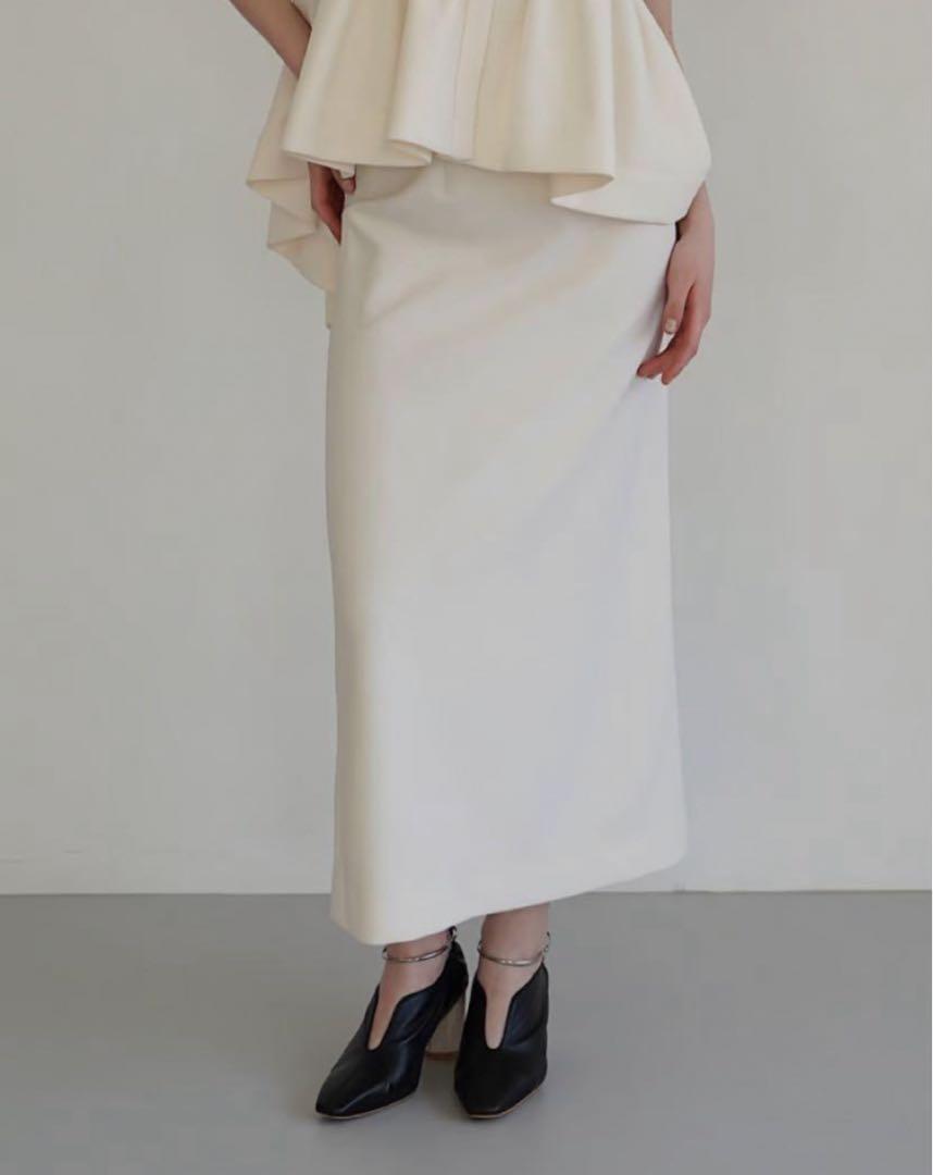 georgette pencil skirt | Acka.｜ エーシーケーエー｜公式