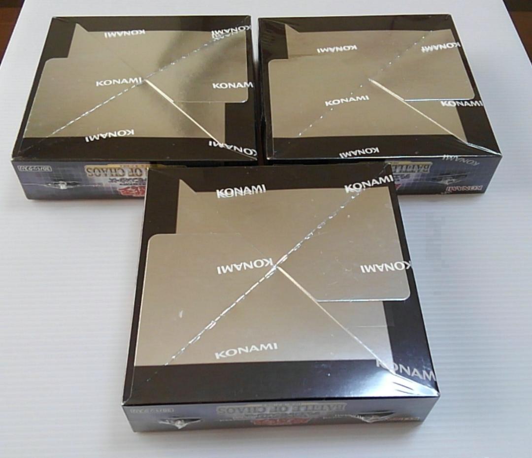 超特価定番 遊戯王OCG BATTLE OF CHAOS 3BOX 0lDqh-m41051921089 デュエルモンスターズ 新品