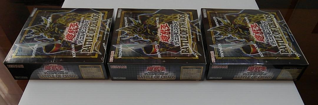 超特価定番 遊戯王OCG BATTLE OF CHAOS 3BOX 0lDqh-m41051921089 デュエルモンスターズ 新品