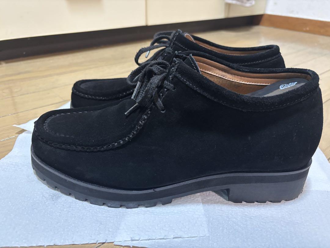 SHIUN BLACK SUEDE MOCCASIN Mサイズ