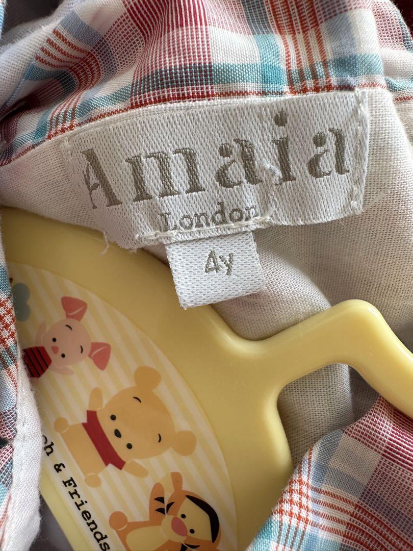 Amaia Kids アマイアキッズ  スモッキング　花柄ワンピース サイズ