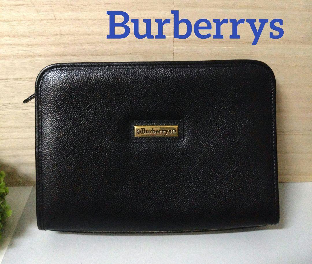 Burberry バーバリー クラッチバッグ セカンドバッグ　 ロゴプレート