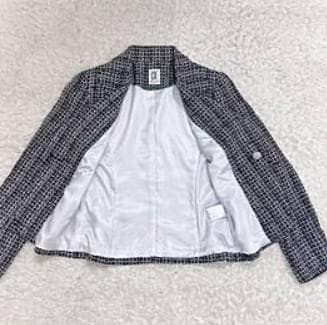 〈 ミッシェルクラン 〉ツイード スカート ジャケット セット スーツ Ｌ