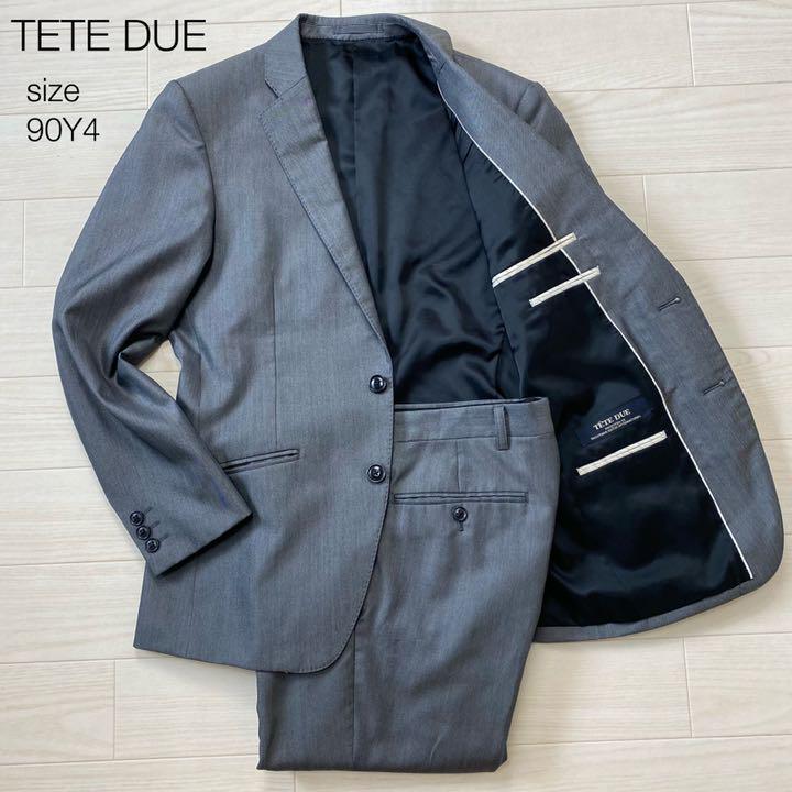 TETE DUE スーツ セットアップ ビジネス フォーマル 90Y4 グレー TETE DUE スーツ セットアップ ビジネス フォーマル 90Y4 グレー