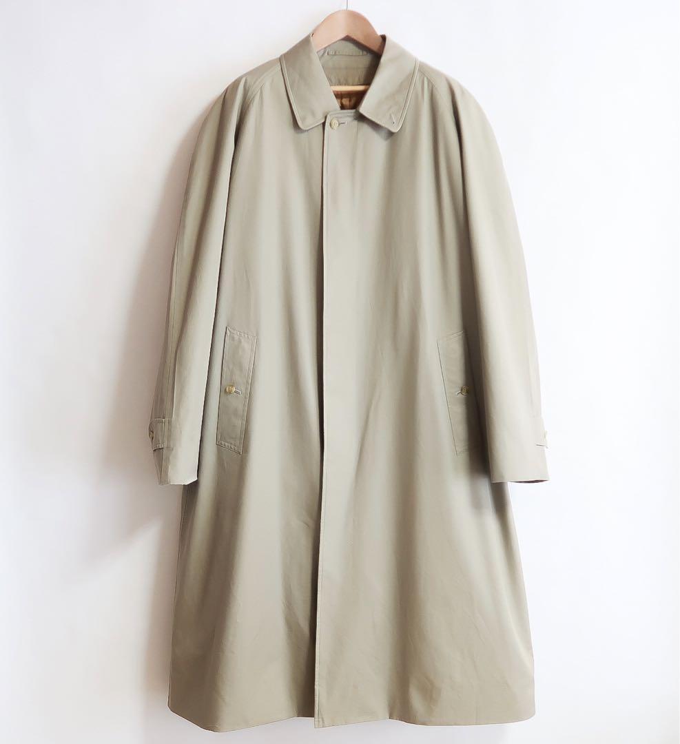 極美品 Burberry ステンカラーコート ウールライナー バーバリー