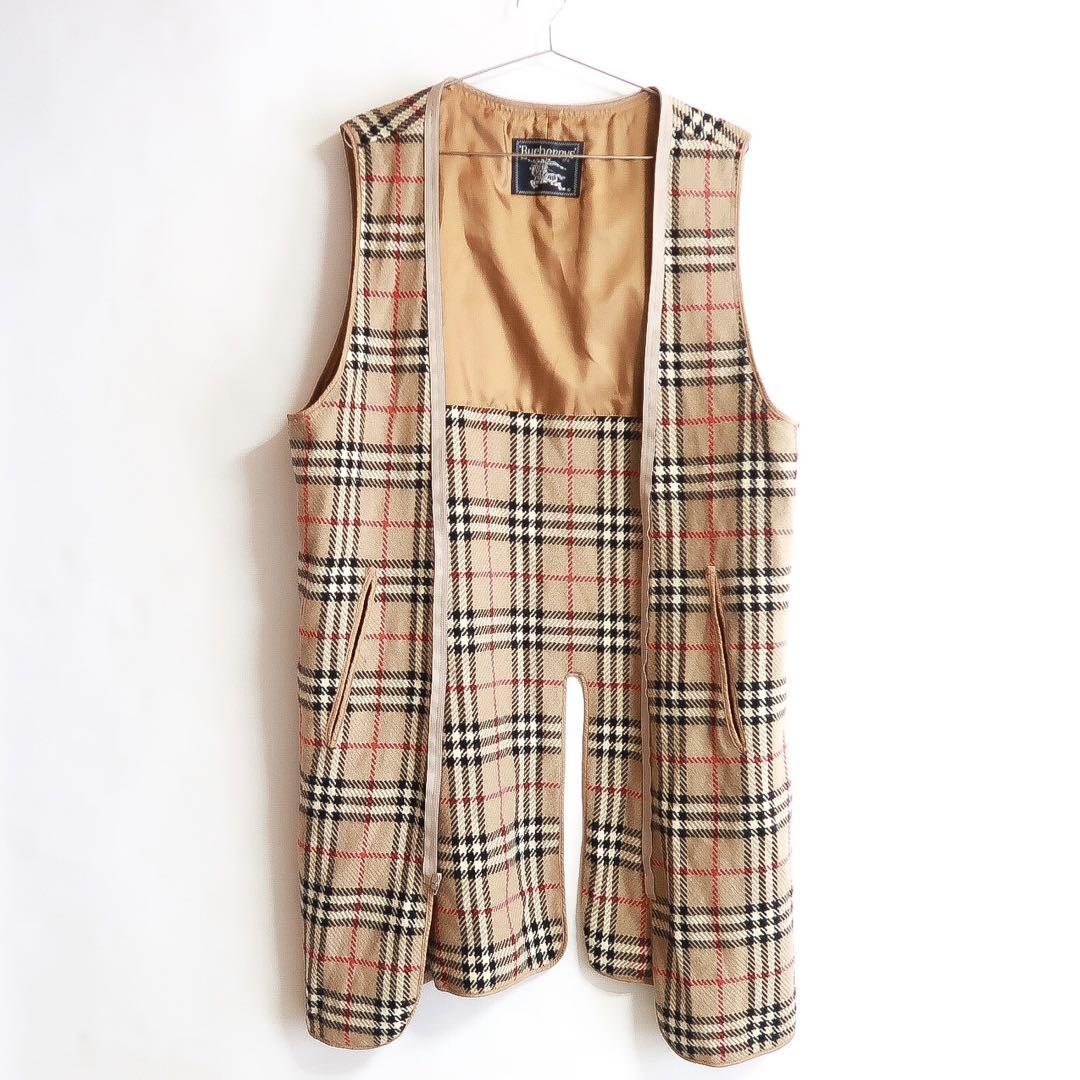 極美品 Burberry ステンカラーコート ウールライナー バーバリー