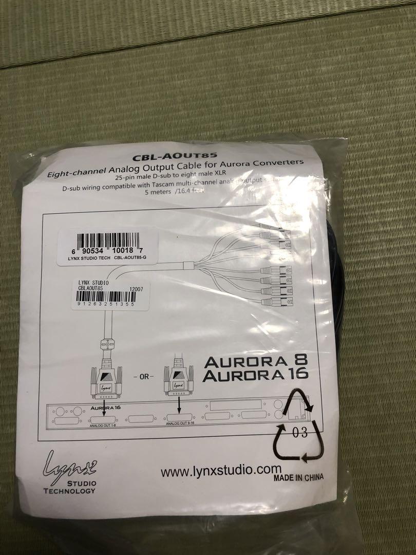 LYNX Aurora(n) 8 TB-3 dsub25ケーブルセット付き！