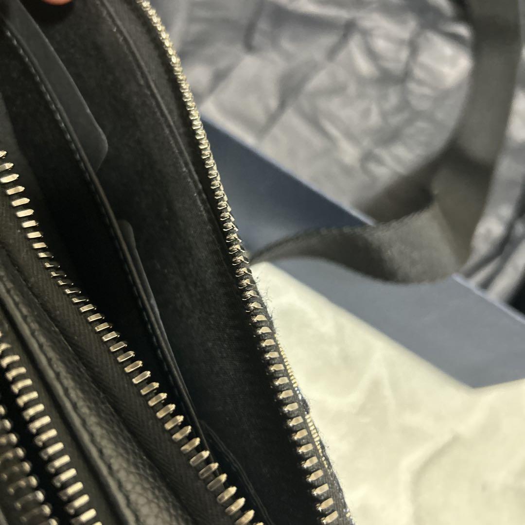 Christian Dior ストラップ付き ジップポーチ オブリークジャ