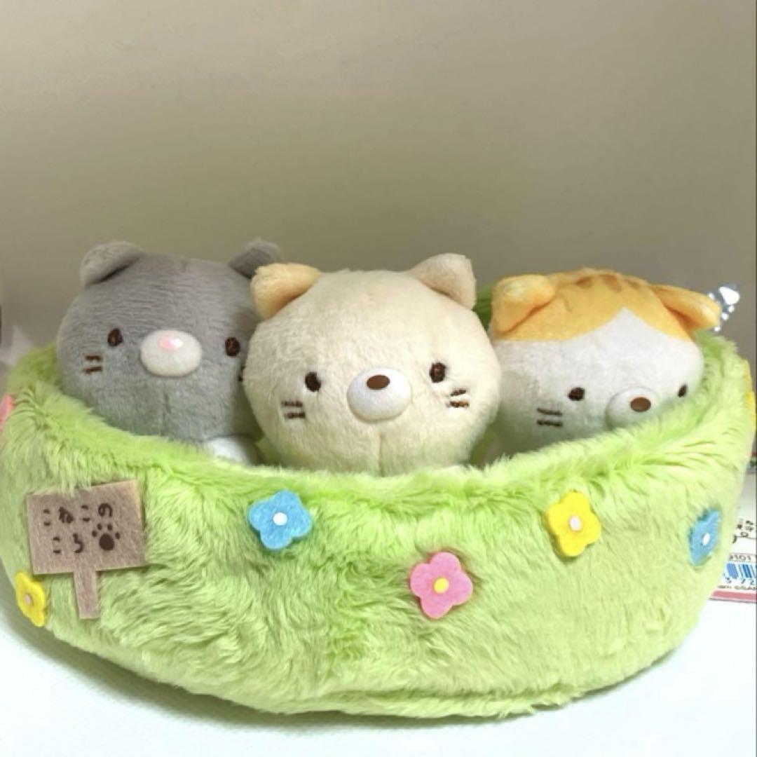 ぬいぐるみマルチトレイ ねこのきょうだいにであいました