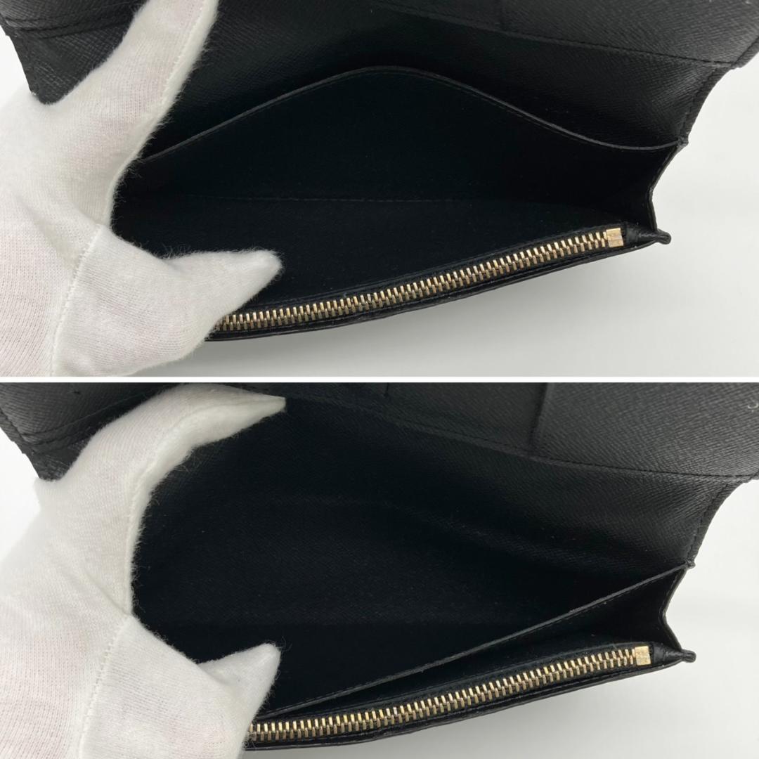 ルイヴィトン　エピ　ブラザ　ノワール　長財布　257