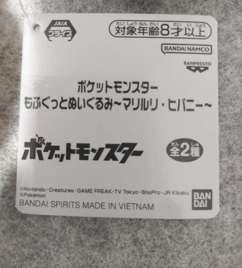 ポケットモンスターもふぐっとぬいぐるみ　ヒバニー　９点セット