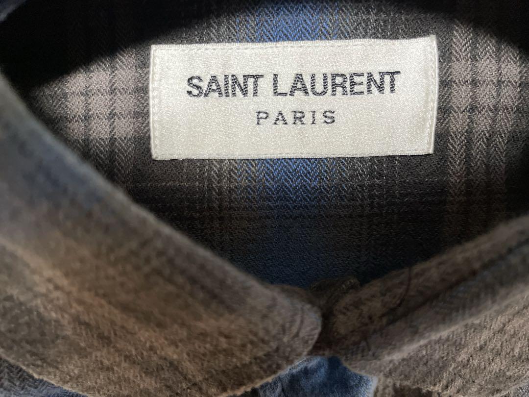 SAINT LAURENT サンローラン Y964L チェック シャツ エディ期 - メルカリ