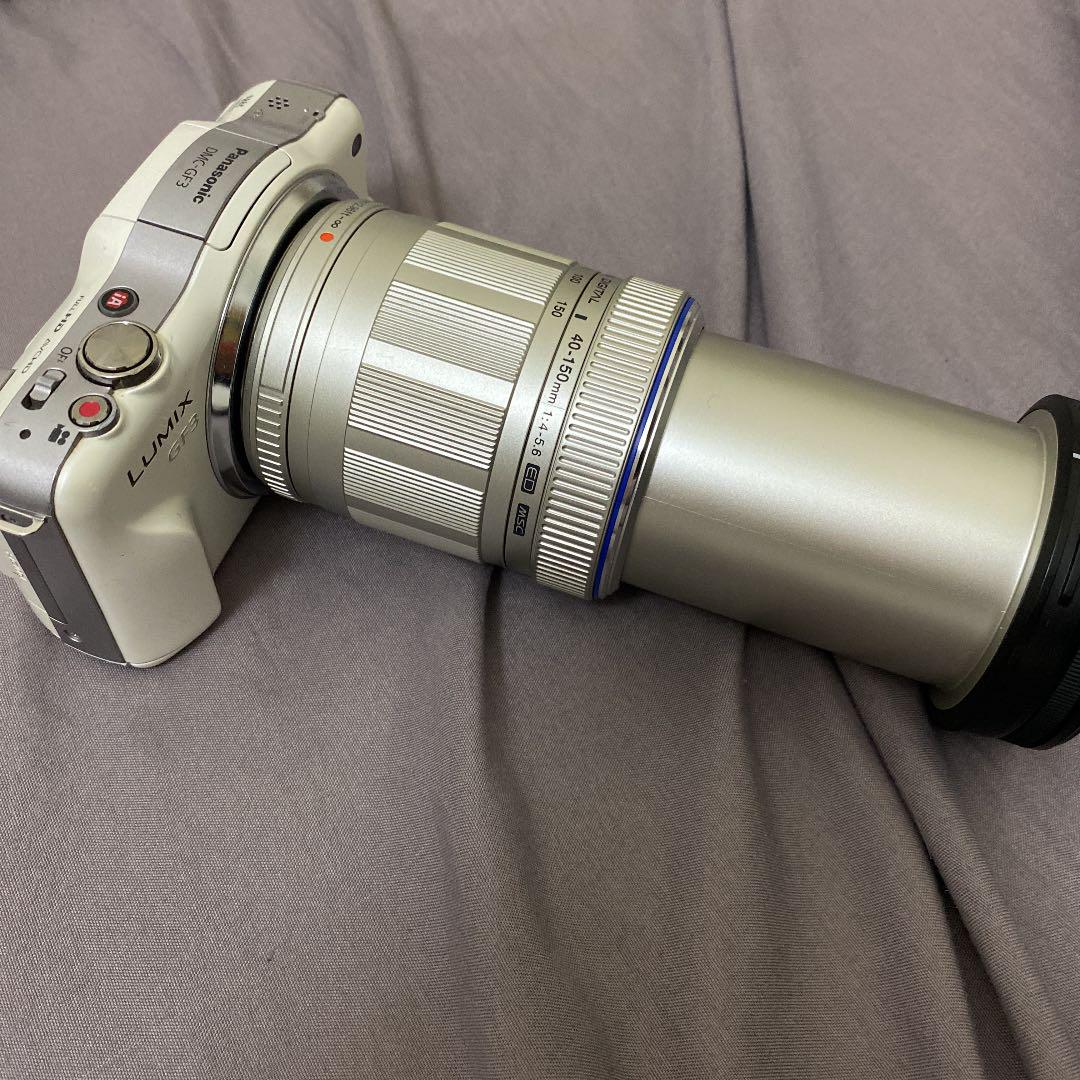 Panasonicミラーレス一眼GF3 40-150mm望遠レンズ